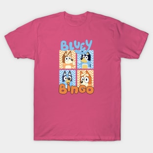 Bluey Bingo on Frame T-Shirt